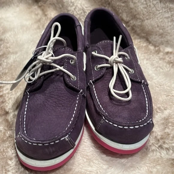 Timberland Earthkeepers leather 2 eye handsewn boat shoe size 8.5 women’s